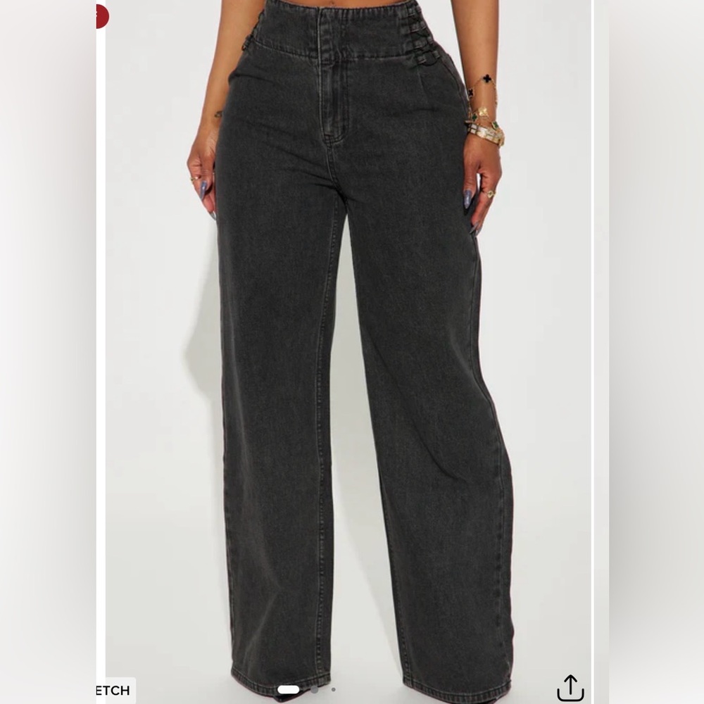 Fashion nova - daring drop waist baggy jeans